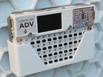 Cardputer HSW Mount (Honeycomb Storage Wall)