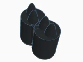 cartridge and clip for minigun minifigures