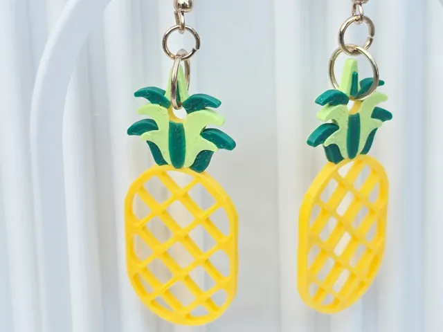 Minimalist Pineapple Earrings