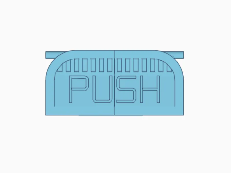 Disney Trash Can Push Flap (full size)