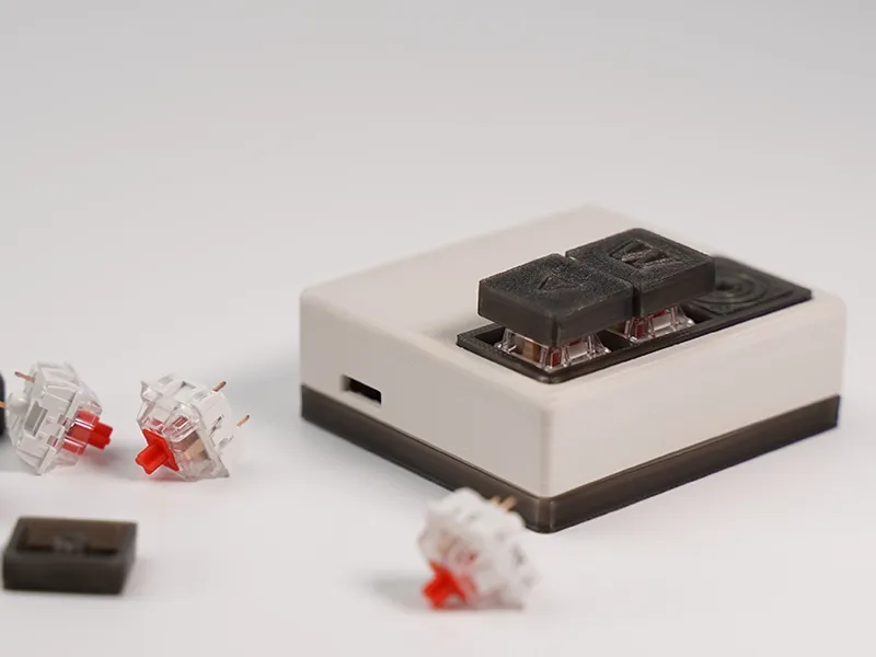 XPAD 3-Key Layout Screwless DIY Keyboard Enclosure