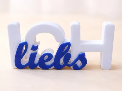 Word art "I love it"