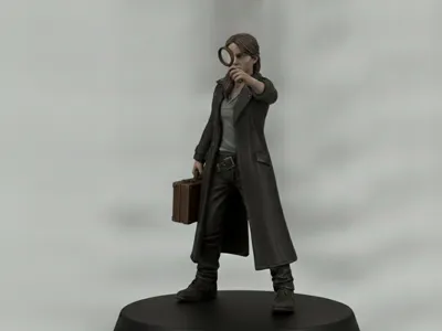 Trish Scarborough Arkham Horror Spielfigur