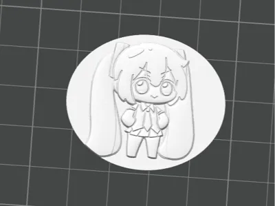 Cortisol Hatsune Miku Lithophane