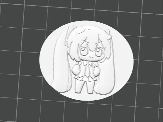 皮质醇初音浮雕