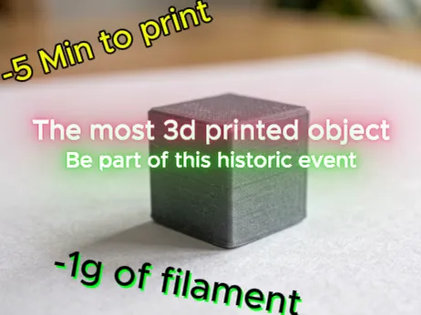 The most 3d printed file in makerworld- ONLY 0,74g