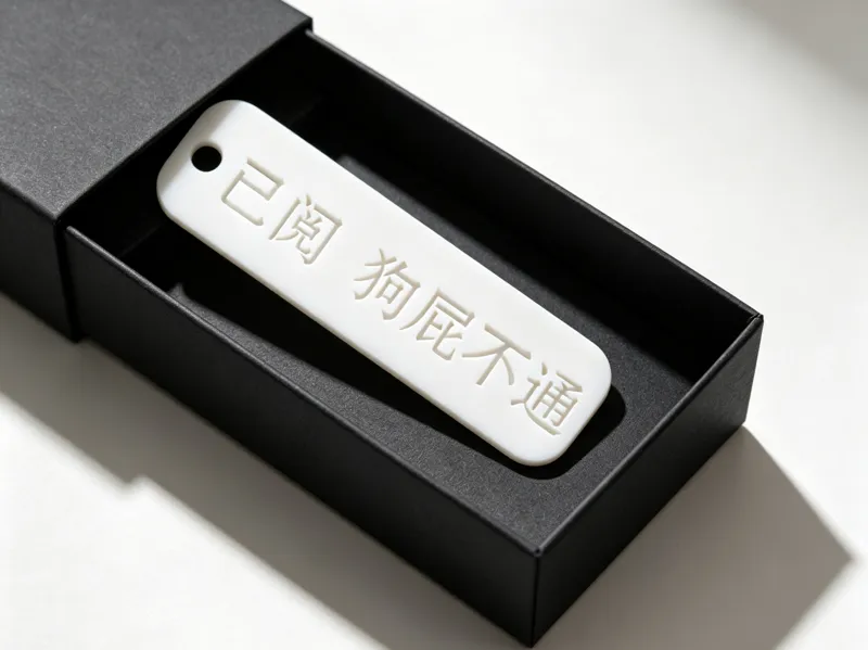 镂空书签“已阅狗屁不通”三体，钥匙扣包挂件装饰品