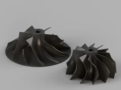 Turbo Wheel Set (Compressor & Turbine Wheel Gen 1)