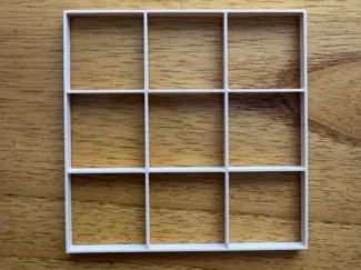 Organizador de esmaltes de uñas tipo cuadrícula