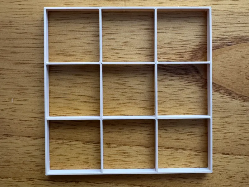 Organizador de esmaltes de uñas tipo cuadrícula