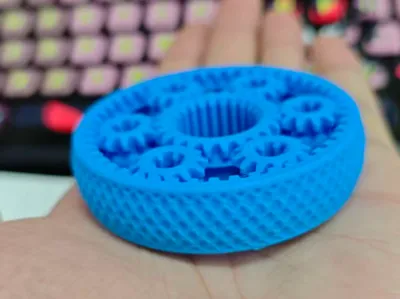 Diamond Mesh Fingertip Massage Rotating Gear Gyro Fidget Spinner