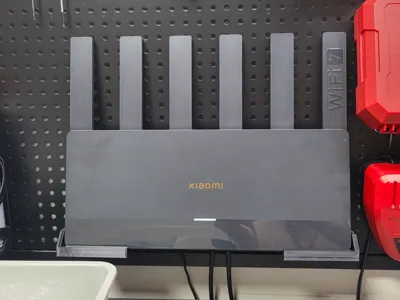 Xiaomi BE6500 Router Round Hole Pegboard Mount (6x16mm)