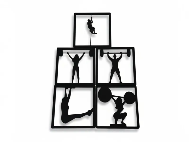 Estruturas modulares de parede para CrossFit
