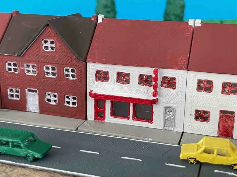 Village house 17 (typ A) - shop (z-scale)