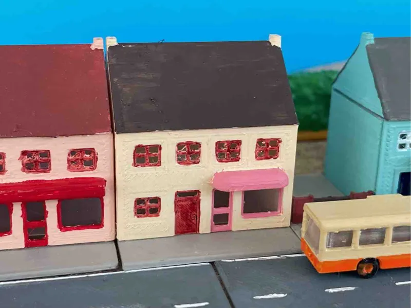 Village house 23 (typ A) - shop (z-scale)