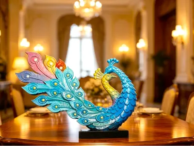 Peacock couple