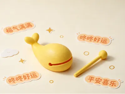 Whale Múyú Percussion Toy
