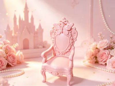 Baroque Palace Chair Toy