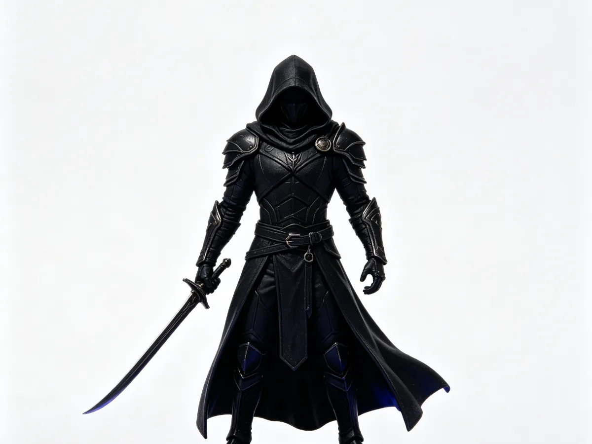 Shadow Assassin Figure - Free 3D Print Model - MakerWorld