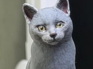 котик миниатюра для ватных игрушек для кукол