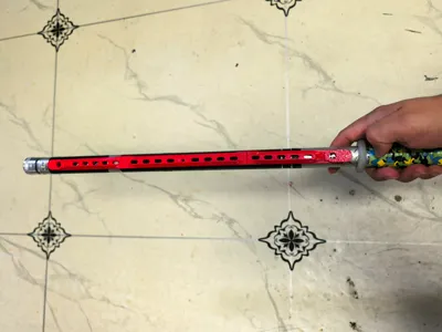 fishing rod spooler, three-section, adjustable length combination