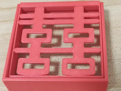 86-type single switch socket cover Double Happiness