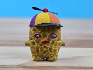 Burnt Peanut Fortnite Sprite Minifigure