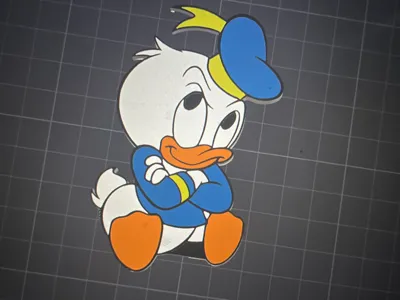 baby Donald bag charm 