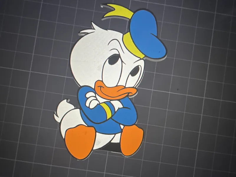 baby Donald bag charm 