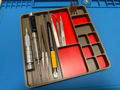 Screws / Small Parts Organizer Tray / Screwdriver Organizer Tray / Storage Box
