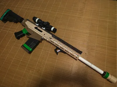 Jin Ming 8th Gen Gearbox Modified 762 Style Toy Shooter Rifle
