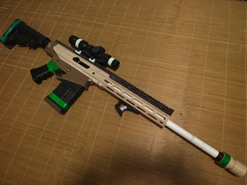 锦明8代波改762造型射手步枪