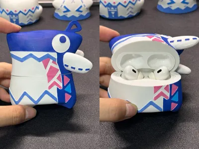 Airpods Pro 1st and 2nd Gen Genshin Impact Izupapa Earphone Case