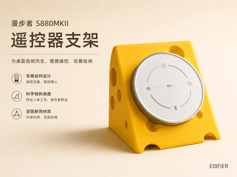 漫步者s880mkII遥控器支架