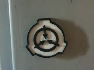 Scp Logo Fridge Magnet for 5x5x5mm magnet cube