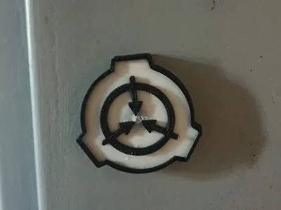 Scp Logo Fridge Magnet for 5x5x5mm magnet cube 