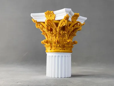 Classical Corinthian Column Ornament