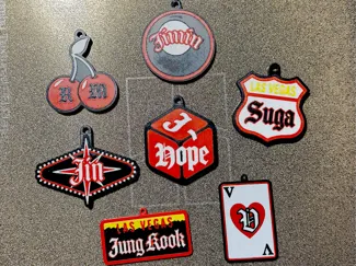 BTS Member Keychain