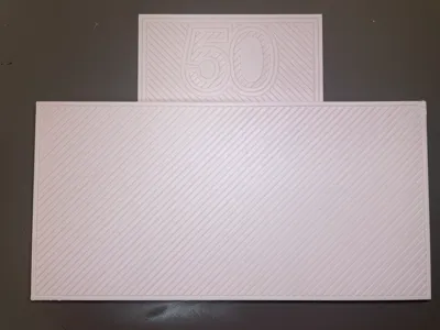 Super flow test model filament top surface ironing test