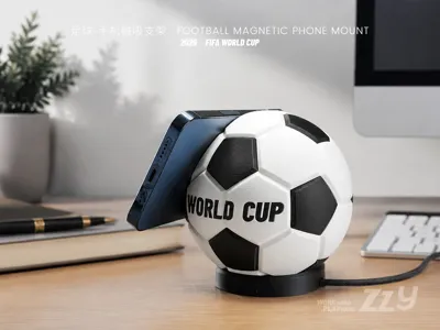 Football magnetic charging stand