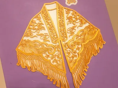 Chinese Trendy Filigree Cloud Collar