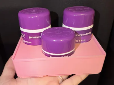 Tesco Multivitamin Container Holder Gridfinity