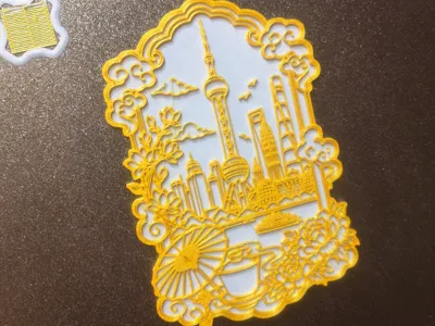 Shanghai Oriental Pearl Tower Intangible Cultural Heritage Filigree
