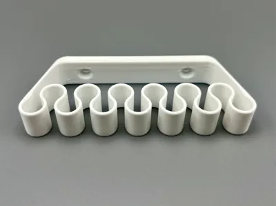 Wave Spring Cable Clip Organizer | Double-sided Access / No Supports / Data & Charging Cable Storage | Wall/Wood Board Drilled Version