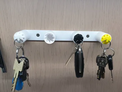 Rotating keychain, storage