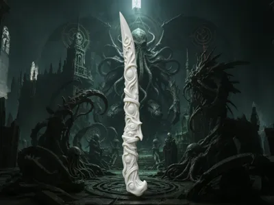 Cthulhu Dagger Multi-Eyed Flesh Blade