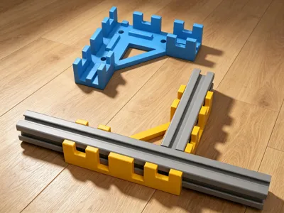 2020 Aluminum Extrusion L-shaped Vertical Support