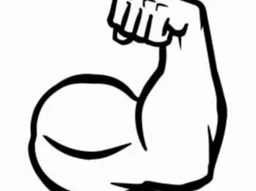 Strong Bicep Cookie Cutter