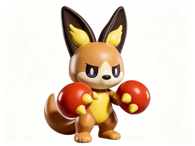 Burning Fist Kangaroo Abby Game Character from Eggy Party