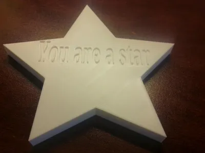 Star message plate